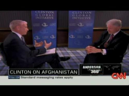 Anderson Cooper interviews Bill Clinton 7